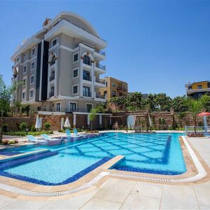 Квартира в Оба 1+1 в комплексе Oba Voyage Garden в Алании