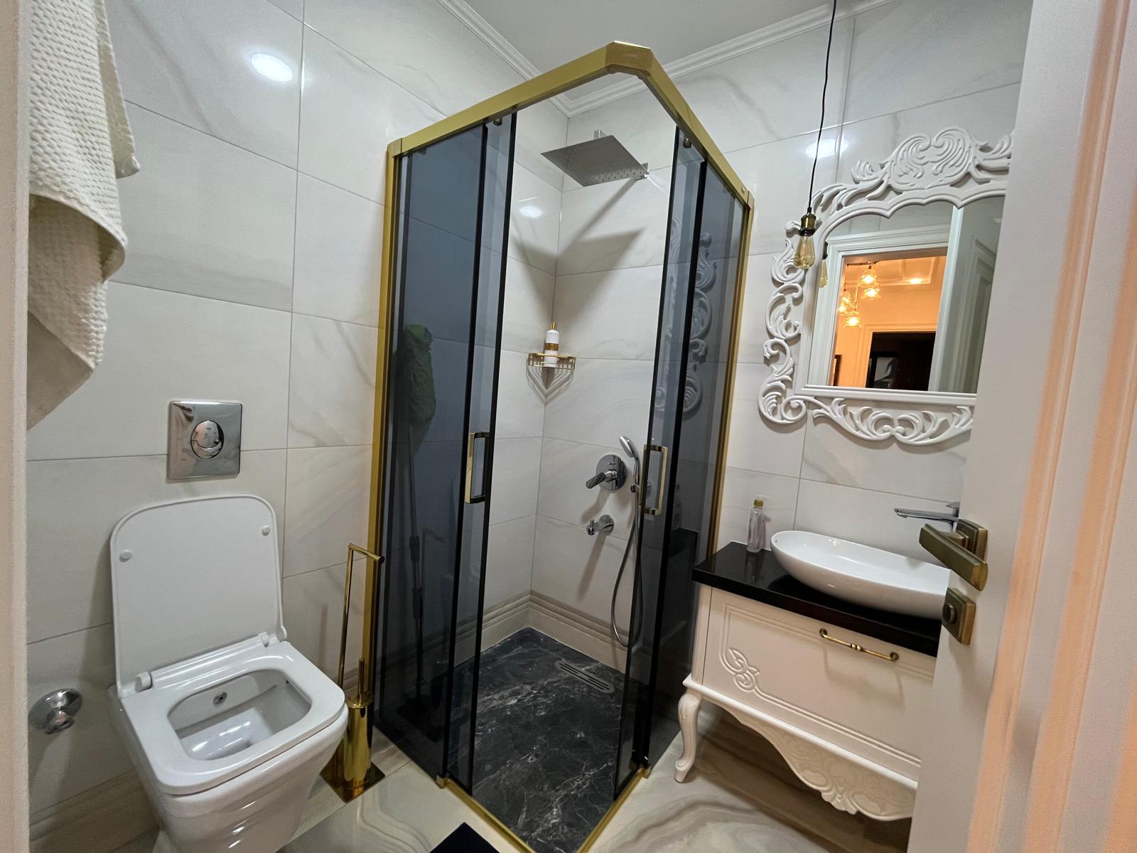 Элитная квартира в Махмутлар 2+1 на первой линии в комплексе Yenisey Palace в Алании - Фото 13