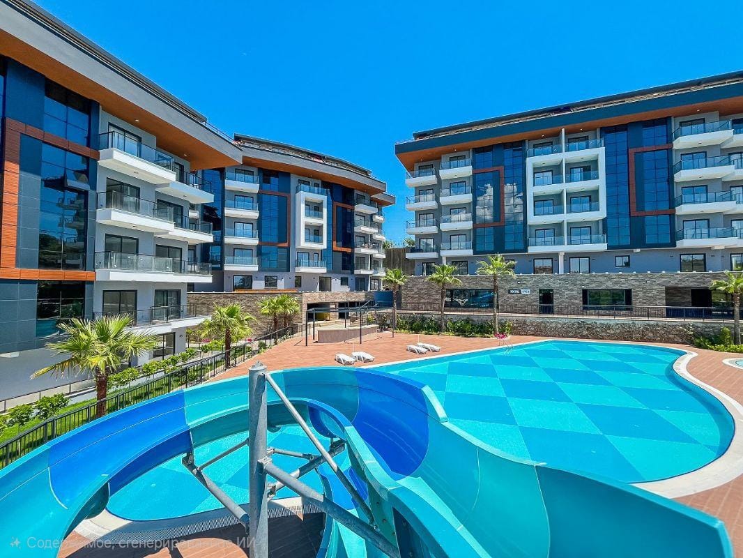 Квартира в Кестель 1+1 в комплексе Sea Pearl Sky  в Алании - Фото 23