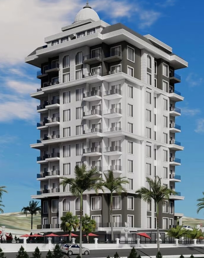 Квартира в Алании 2+1 по отличной цене в комплексе Travok Tower в районе Махмутлар - Фото 1