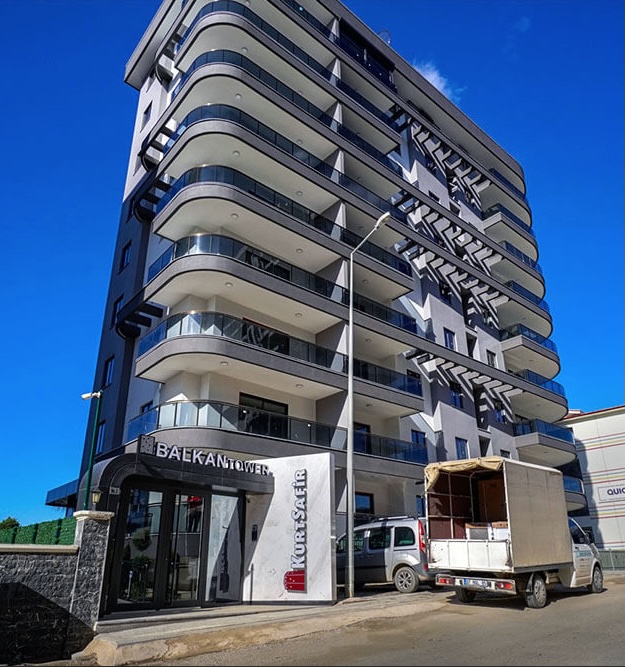 Квартира в Турции 1+1 в комплексе Balkan Tower в Алании в районе Махмутлар - Фото 1