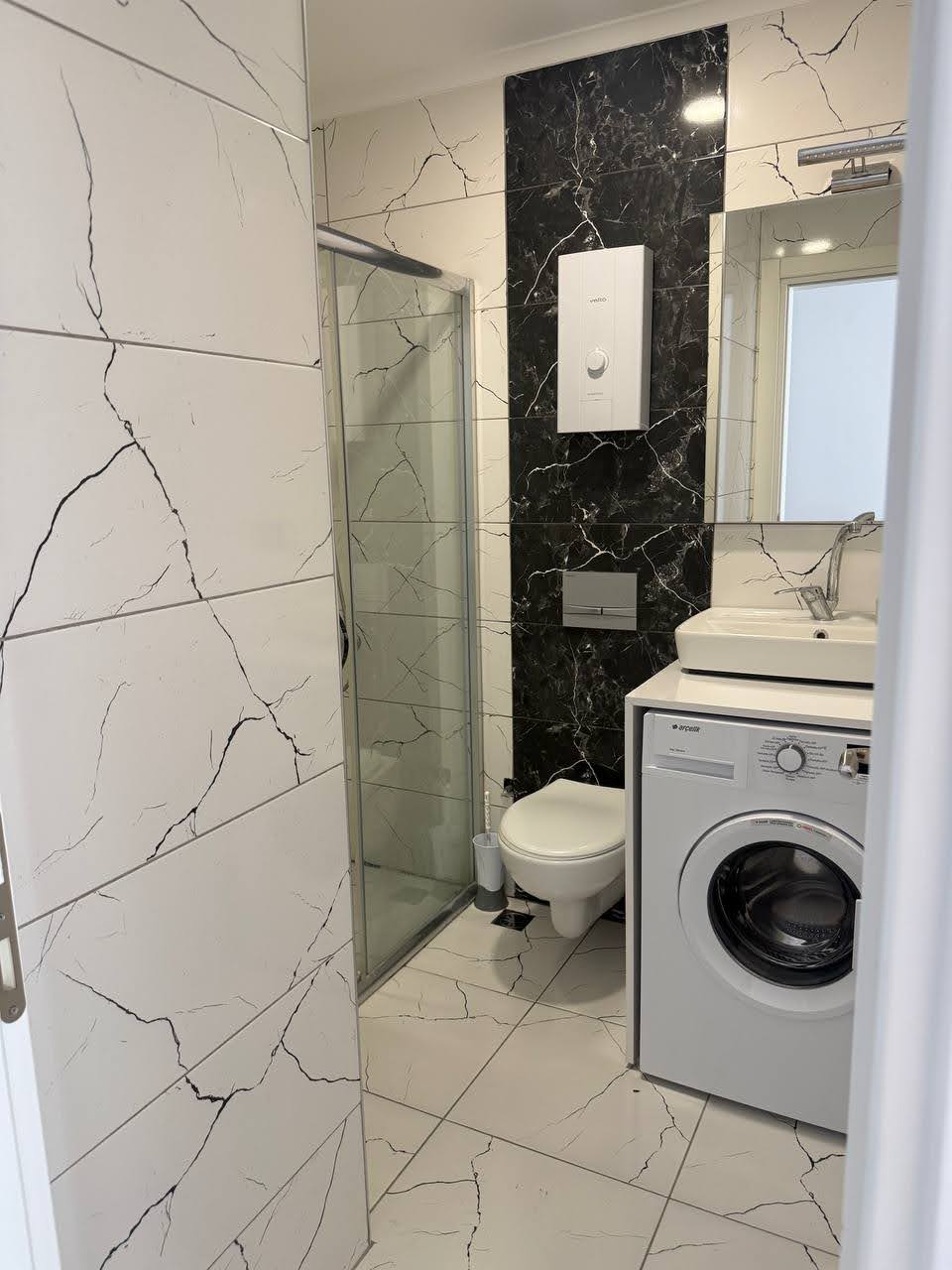 Недорогая квартира в Оба 1+1 в комплексе White Palace  в Алании - Фото 16