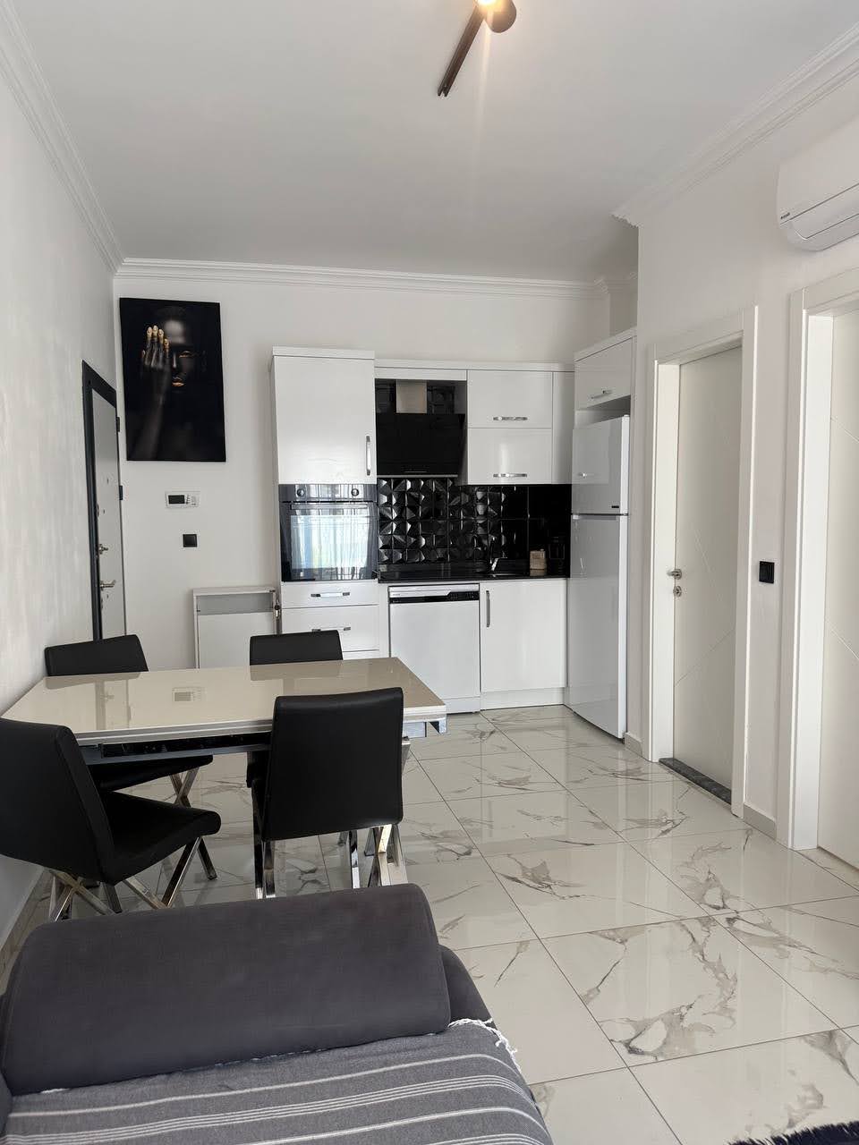 Недорогая квартира в Оба 1+1 в комплексе White Palace  в Алании - Фото 12