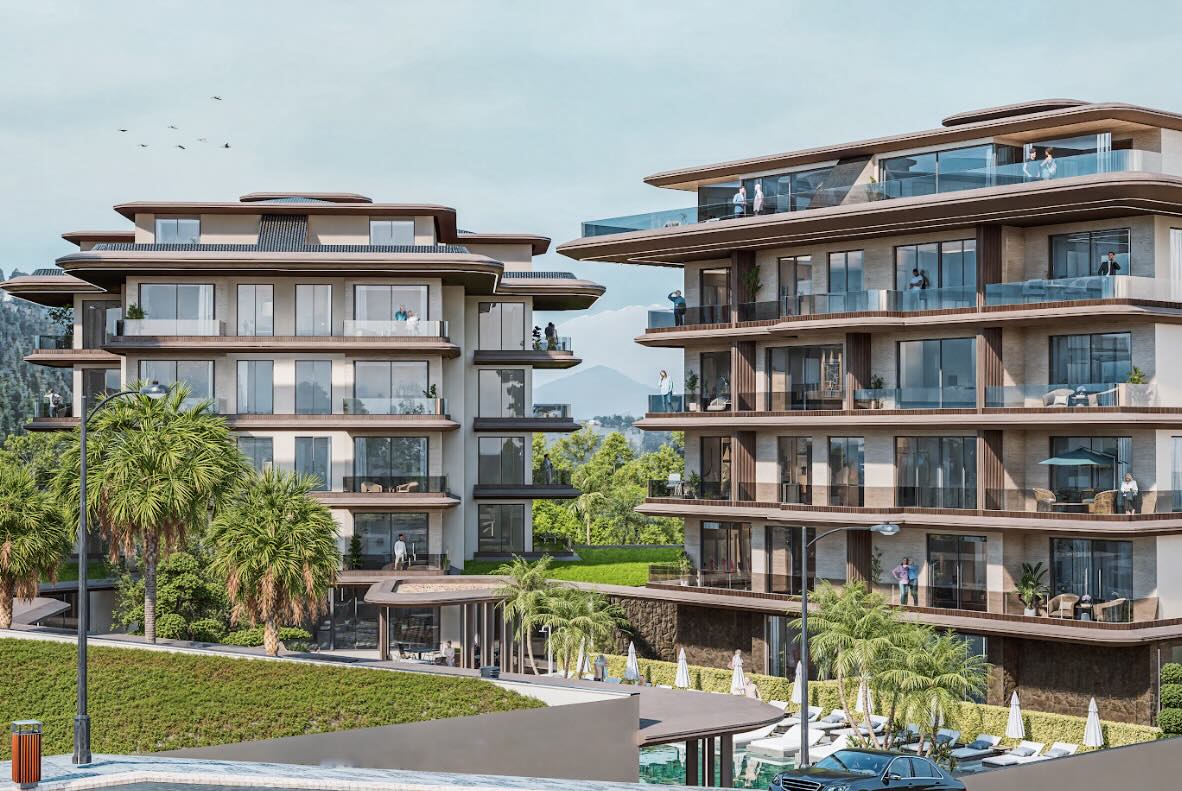 Квартиры в Алании в новом роскошном комплексе Kavia в районе Кестель - Фото 3