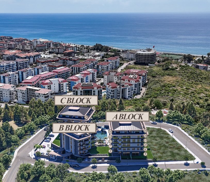 Квартиры в Алании в новом роскошном комплексе Kavia в районе Кестель - Фото 11