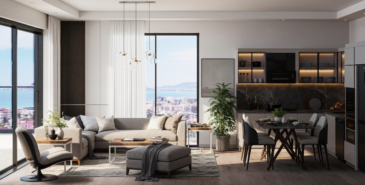 Квартиры в Алании в новом роскошном комплексе Kavia в районе Кестель - Фото 23