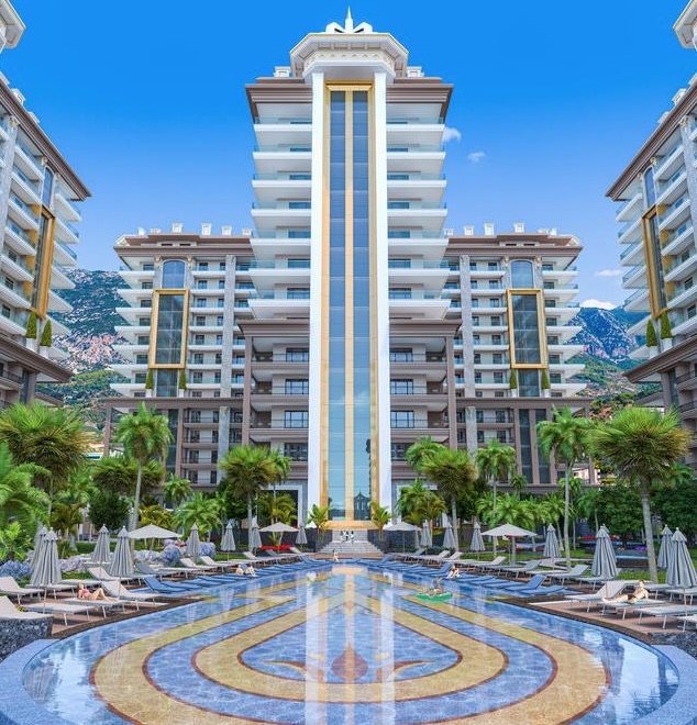 Квартира в Турции 1+1 в комплексе Yekta Kingdom Premium в районе Махмутлар в Алании - Фото 1