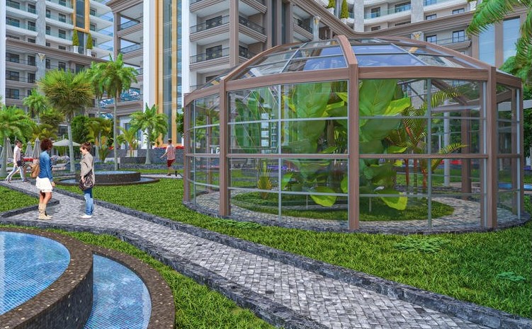 Квартира в Турции 1+1 в комплексе Yekta Kingdom Premium в районе Махмутлар в Алании - Фото 5