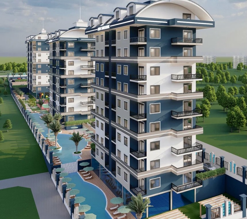 Квартира в Алании 1+1 в комплексе AHM Sunshine в районе Паяллар - Фото 1