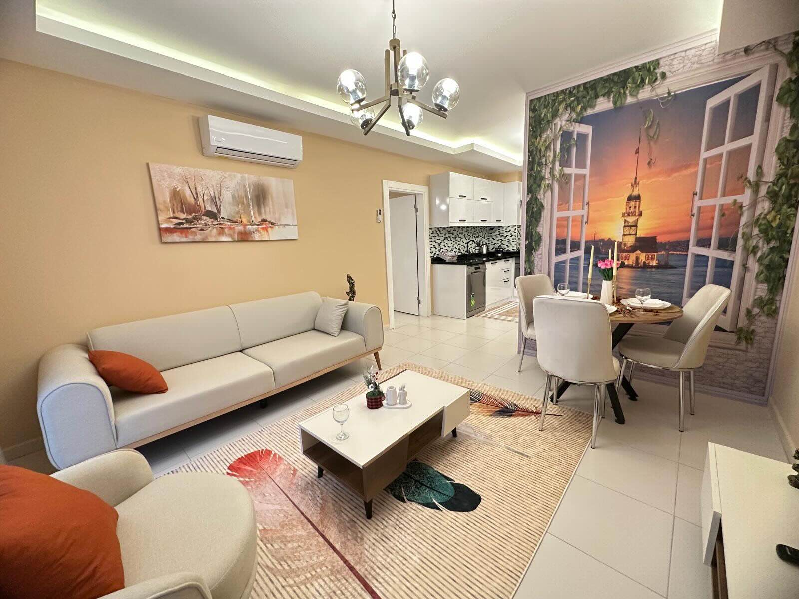 Квартира в Алании 1+1 в комплексе Lal 1 в районе Махмутлар - Фото 4 Квартира в Алании 1+1 в комплексе Lal 1 в районе Махмутлар - Фото 4