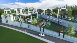 Вилла в Алании 3+1 в комплексе Toprak Villas в районе Каргыджак - Фото 4
