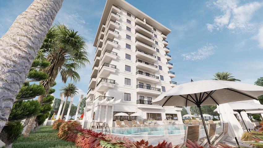 Квартира в Махмутлар 1+1 в комплексе Tomris Residence в Алании - Фото 2