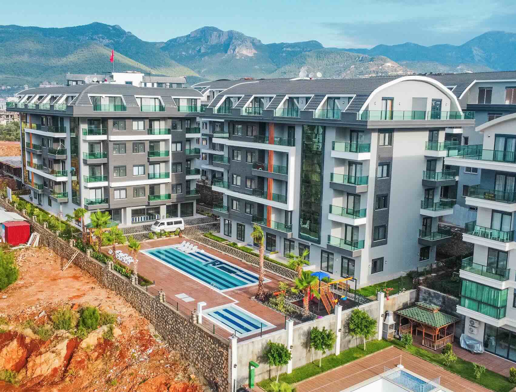 Квартира в Оба 1+1 в комплексе Sea Pearl Park в Алании - Фото 3