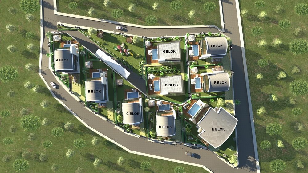 Вилла в Алании 3+1 в комплексе Toprak Villas в районе Каргыджак - Фото 2