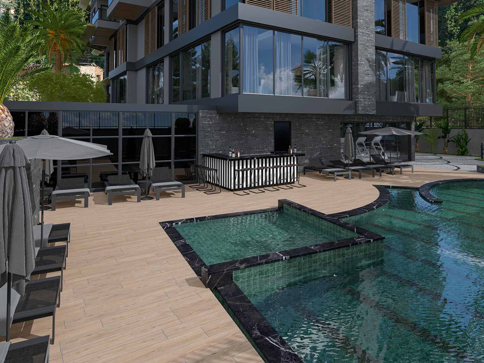 Квартира в Алании 2+1 в комплексе Royal Premium у пляжа Клеопатра - Фото 5