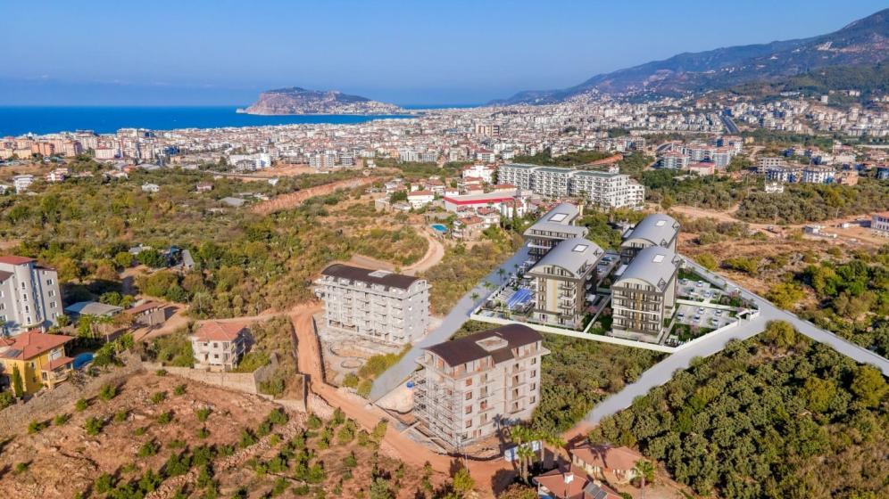 Квартира в Оба 1+1 в комплексе Sea Pearl Park в Алании - Фото 2