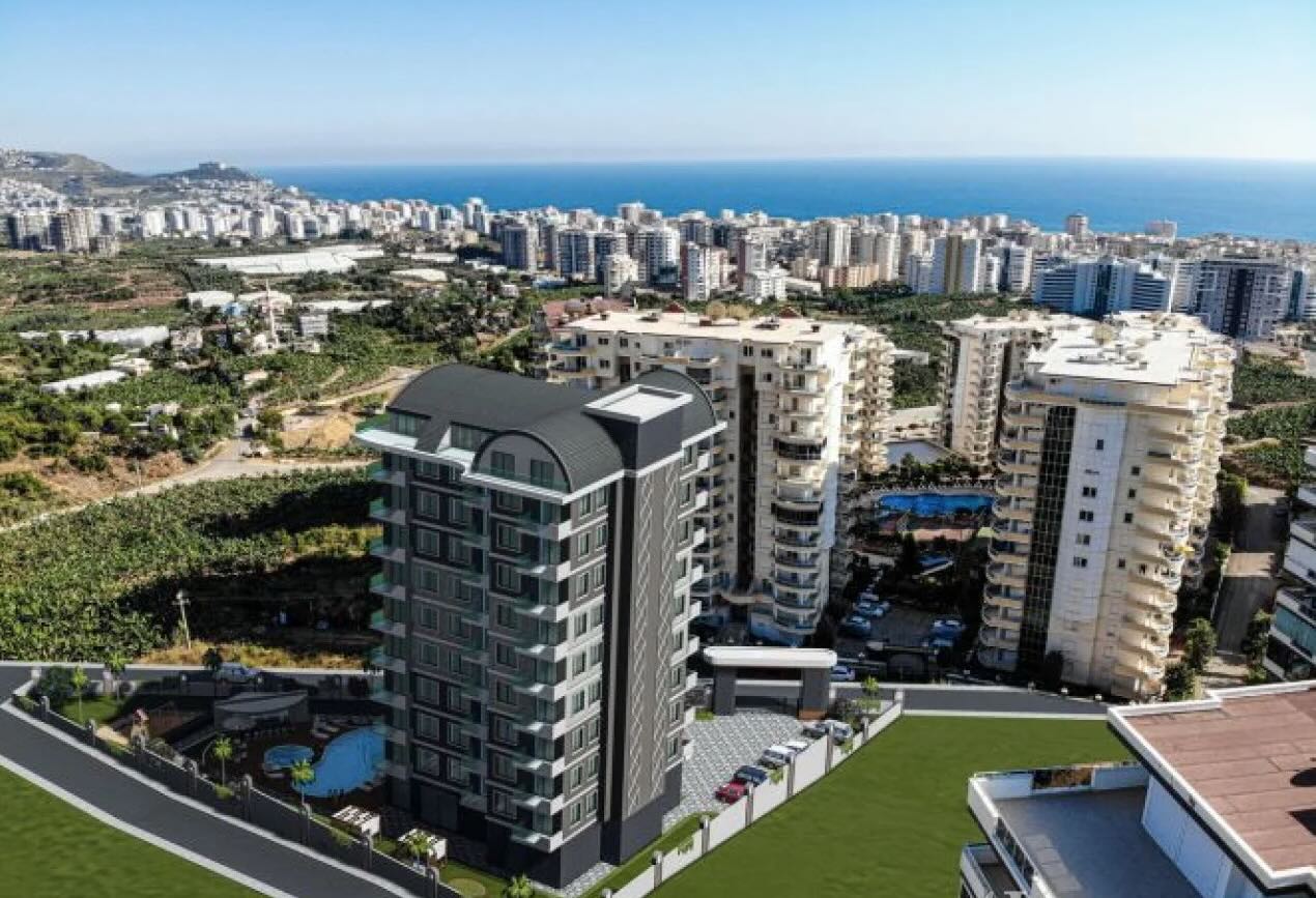 Квартира в Алании 1+1 в комплексе Antares Hill в районе Махмутлар - Фото 3