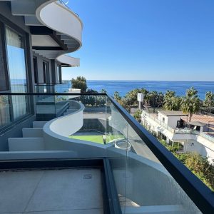 Квартира в Каргыджак на первой линии 1+1 в комплексе Nordic Art в Алании