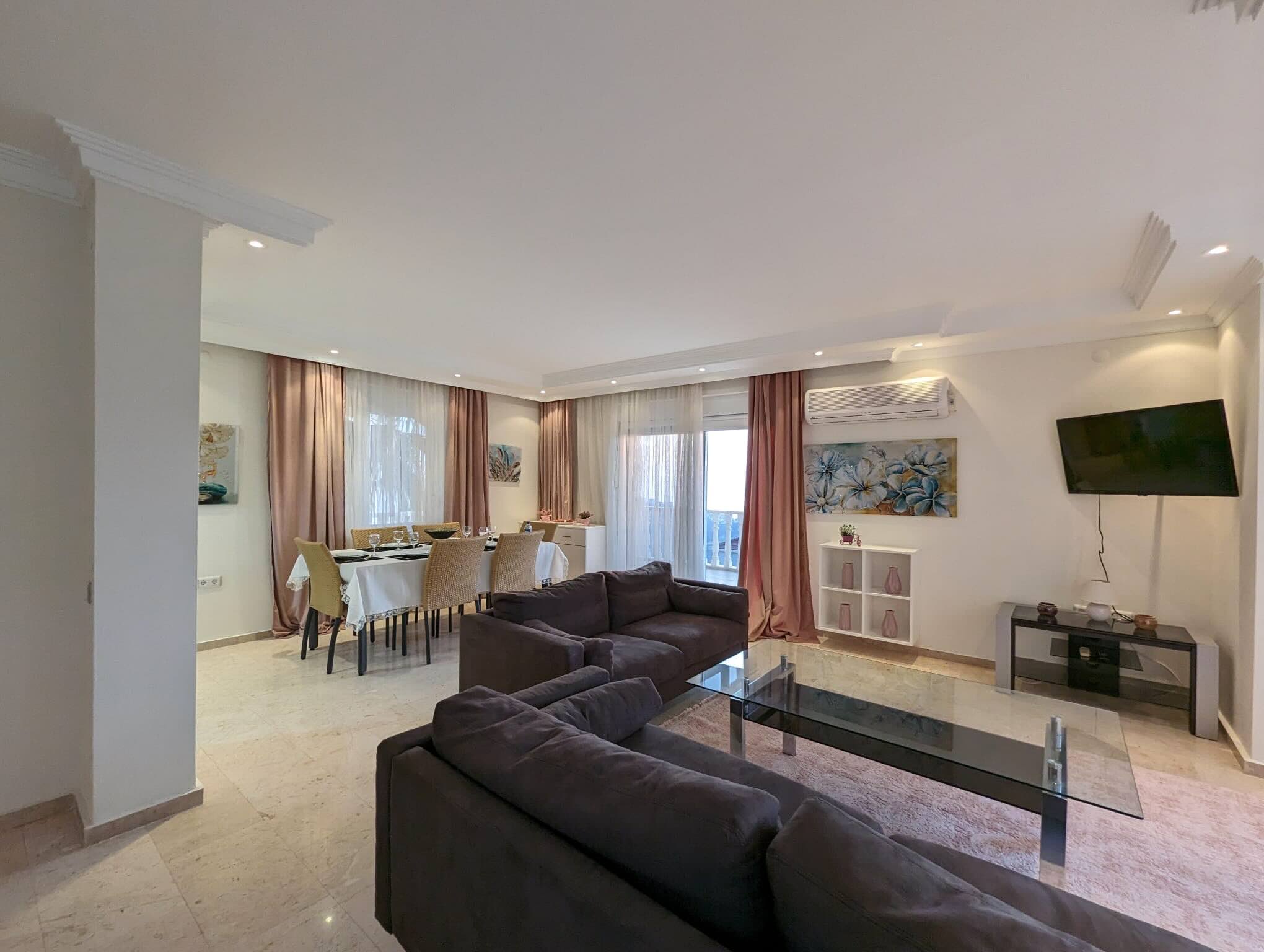 Дом в Турции 3+1 в комплексе Panorama  в районе Каргыджак в Алании - Фото 15