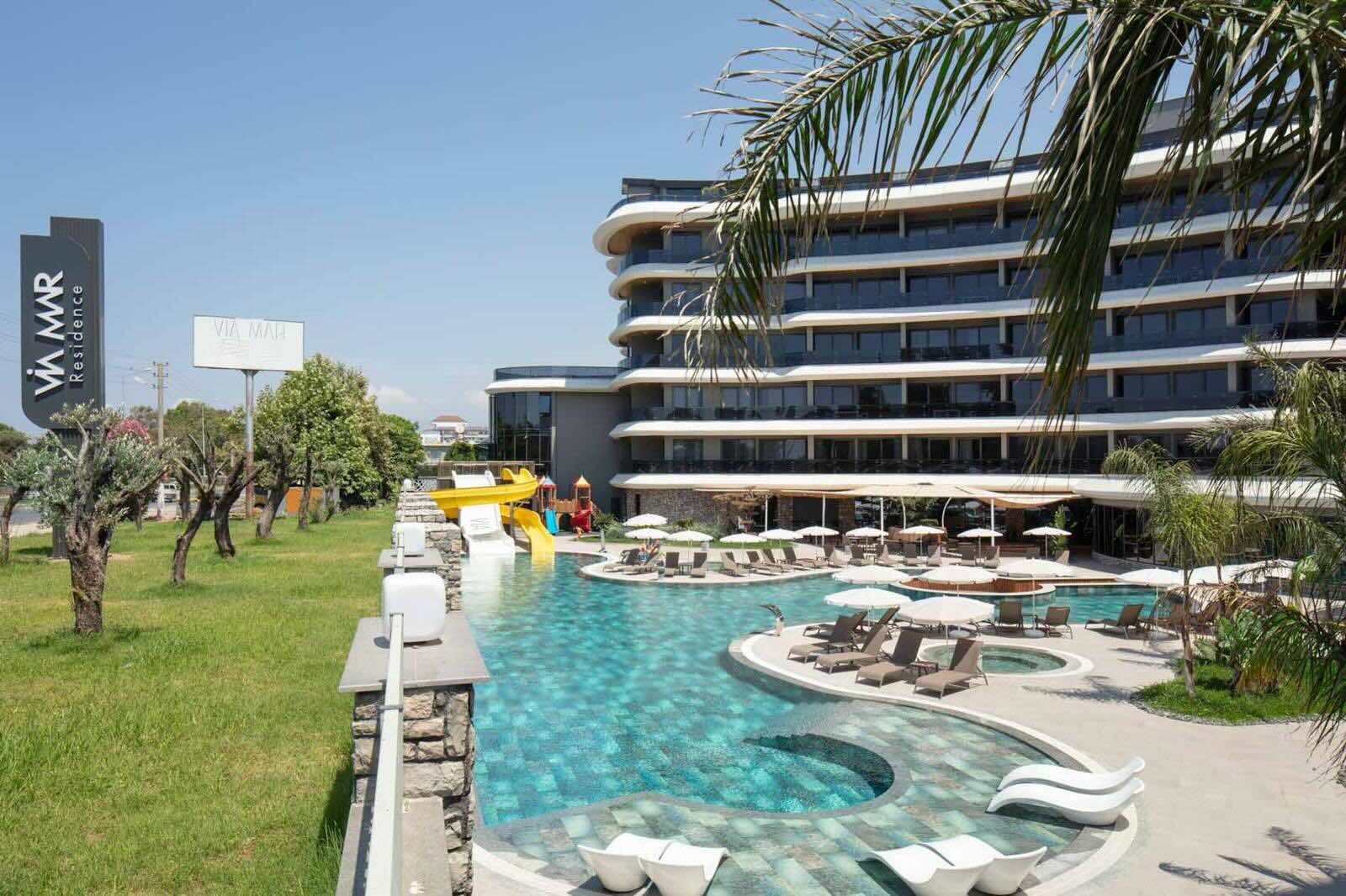 Квартира в Алании на первой линии 1+1 в премиум комплексе Via Mar в Алании - Фото 4