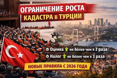 В Турции ограничили рост кадастровой стоимости: новые правила для 2026 года