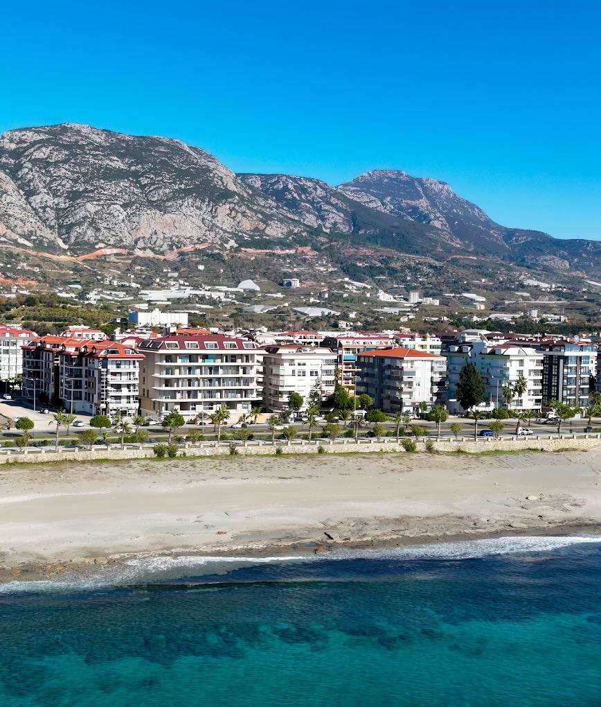 Недвижимость в Турции у моря 2+1 дуплекс на первой линии в комплексе Oxo Beach в Алании - Фото 3