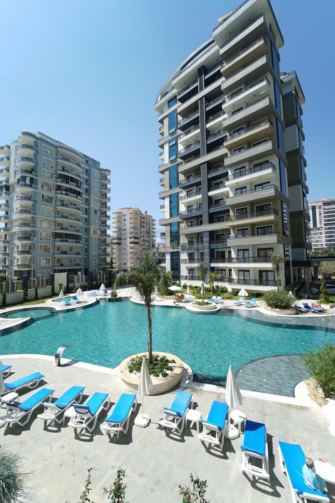 Недвижимость в Турции у моря 2+1 дуплекс в комплексе Albimo Loft в Махмутларе - Фото 1