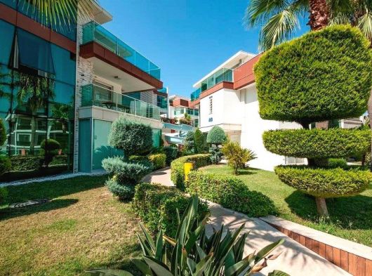 Квартира в Алании 4+1 дуплекс в комплексе Yuksek 3 в районе Каргыджак - Фото 1