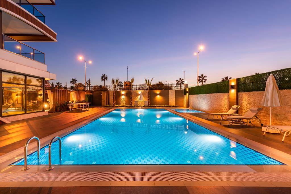 Недвижимость в Турции у моря 2+1 в комплексе Arnelya Beach в Алании - Фото 4