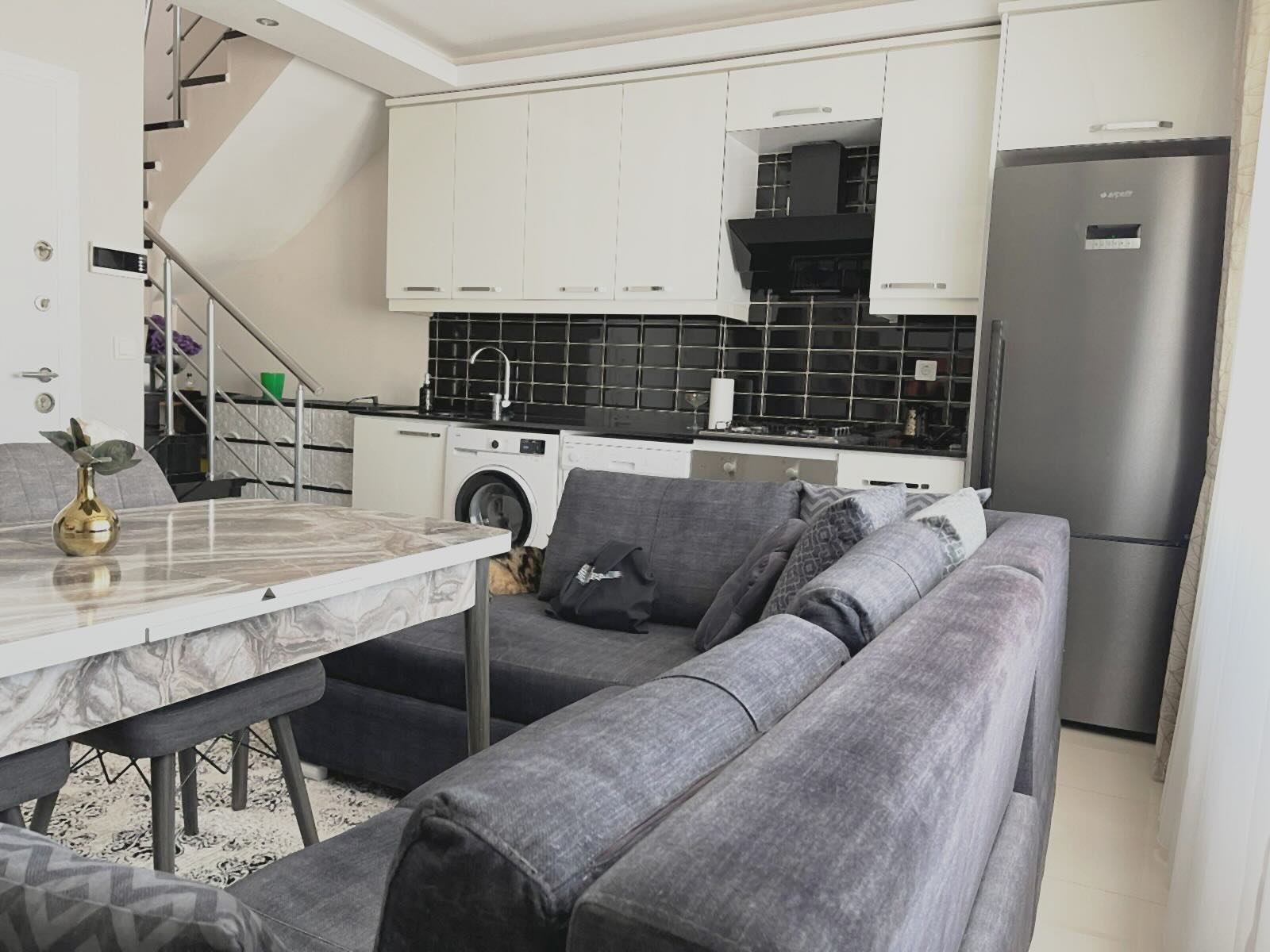 Квартира в Махмутлар 1+1 дуплекс в комплексе Soysal Residence в Алании - Фото 3