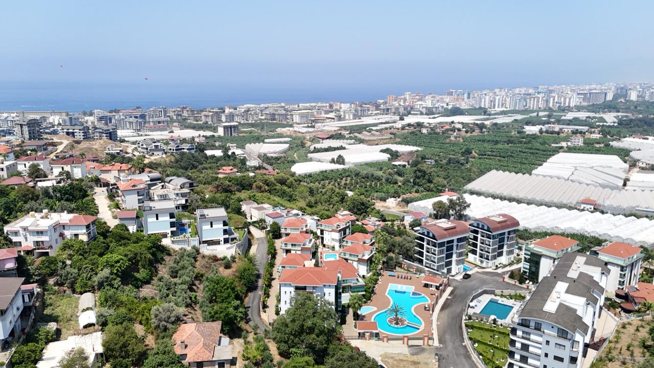 Квартира в Алании 4+1 дуплекс в комплексе Yuksek 3 в районе Каргыджак - Фото 2