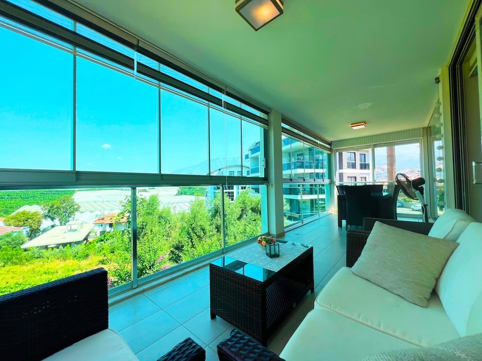 Квартира в Алании 4+1 дуплекс в комплексе Yuksek 3 в районе Каргыджак - Фото 15