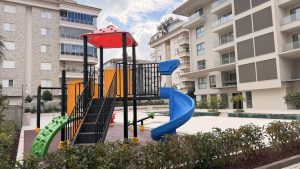 Недвижимость в Турции у моря 2+1 дуплекс на первой линии в комплексе Oxo Beach в Алании - Фото 6