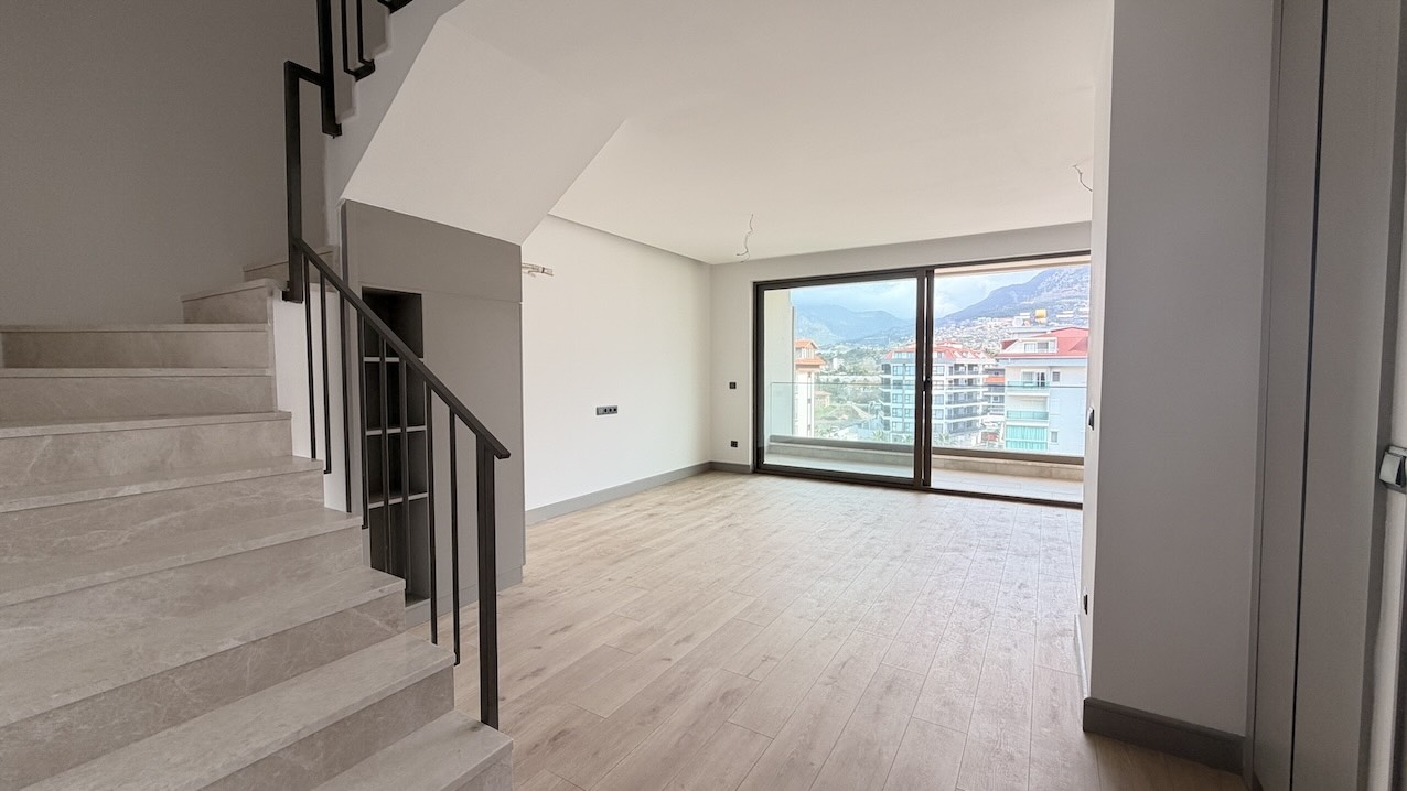 Недвижимость в Турции у моря 2+1 дуплекс на первой линии в комплексе Oxo Beach в Алании - Фото 10