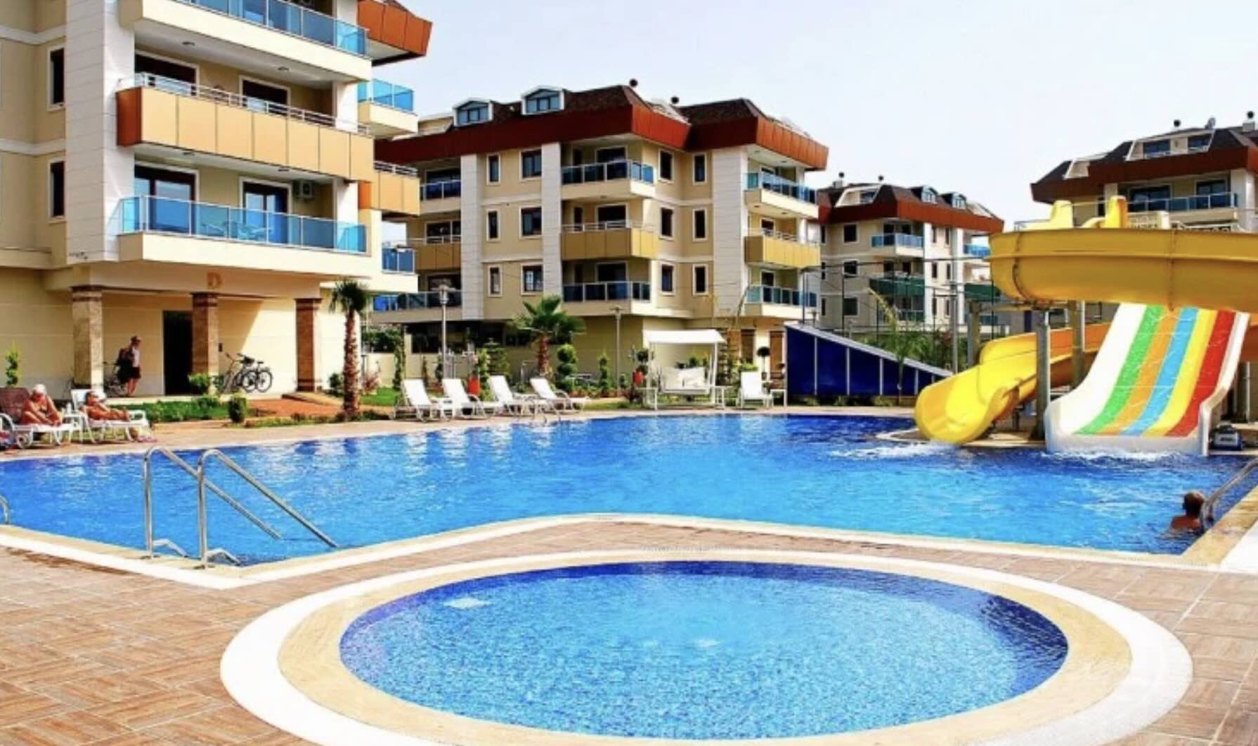 Квартира в Турции 1+1 в комплексе Trio City Blue в районе Оба - Фото 1