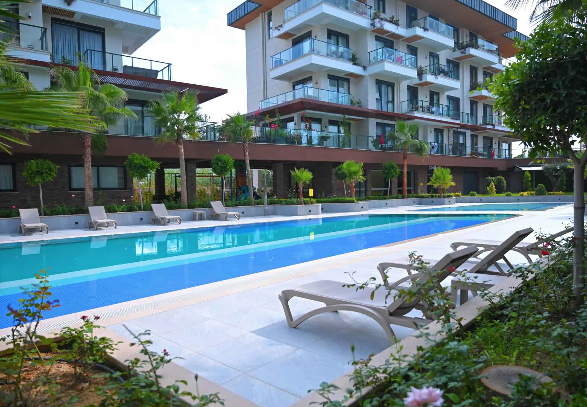 Квартира в Оба 1+1 в комплексе TSİ Green Life в Алании - Фото 2