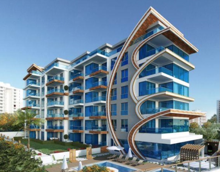 Недвижимость в Турции у моря 2+1 в комплексе Arnelya Beach в Алании - Фото 2