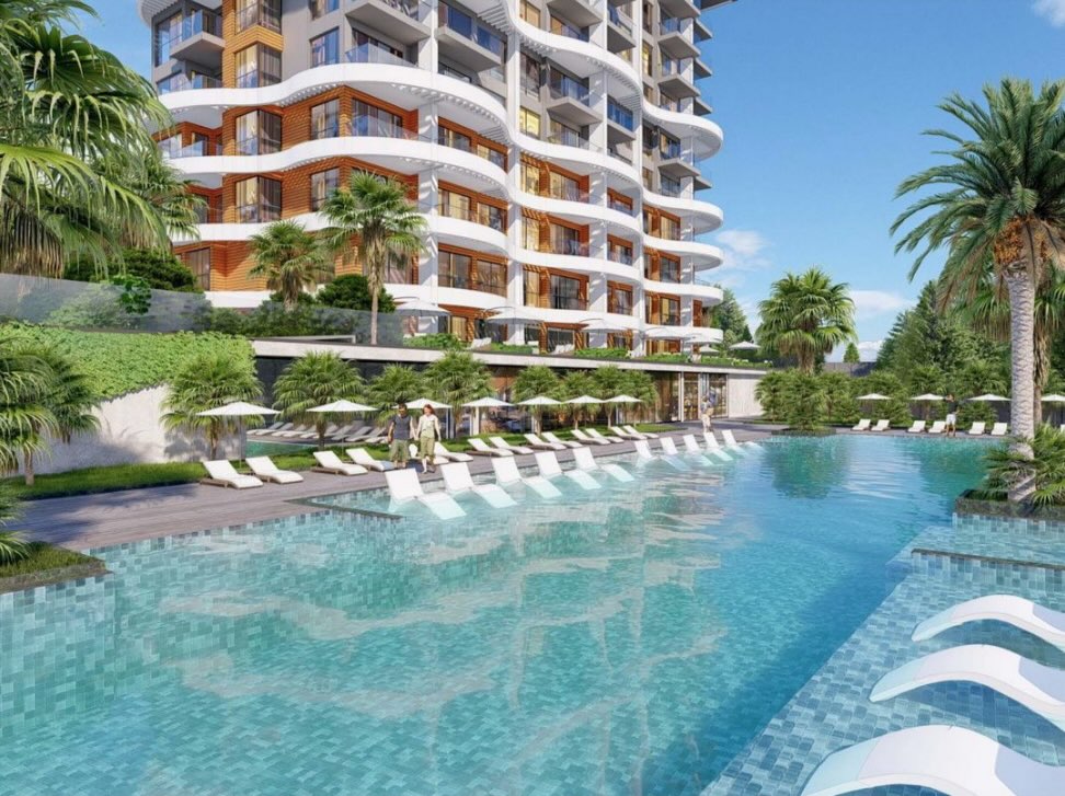 Квартира в Турции 2+1 в комплексе Kavi Skyland в районе Демирташ в Алании - Фото 1