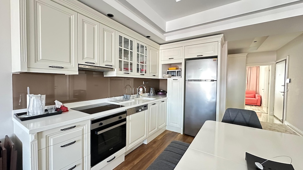 Недвижимость в Турции у моря 2+1 в комплексе Arnelya Beach в Алании - Фото 9