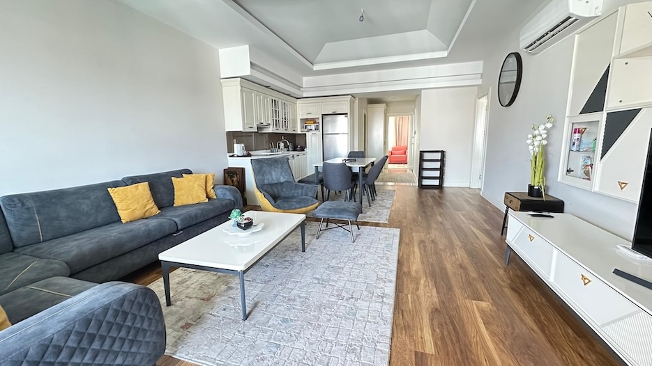 Недвижимость в Турции у моря 2+1 в комплексе Arnelya Beach в Алании - Фото 10