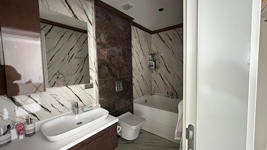 Недвижимость в Турции у моря 2+1 в комплексе Arnelya Beach в Алании - Фото 14