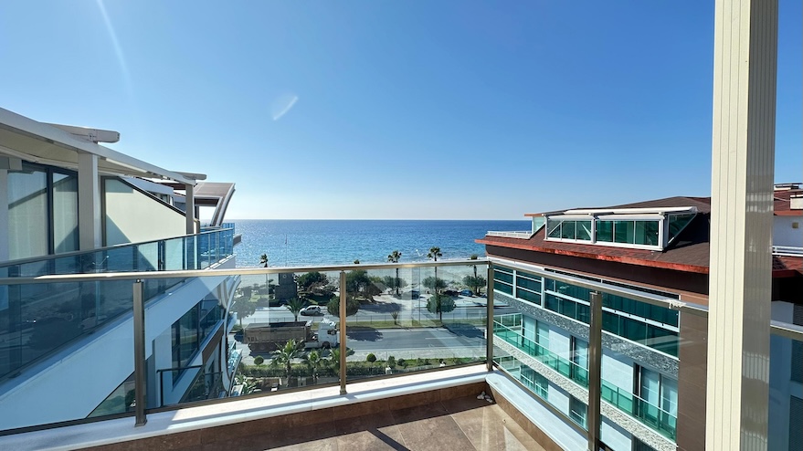 Недвижимость в Турции у моря 2+1 в комплексе Arnelya Beach в Алании - Фото 15