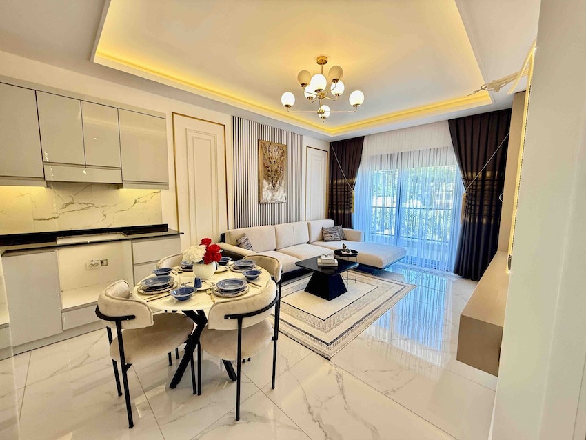 Квартира в Алании 1+1 в комплексе Lord’s Palace в районе Каргыджак - Фото 8