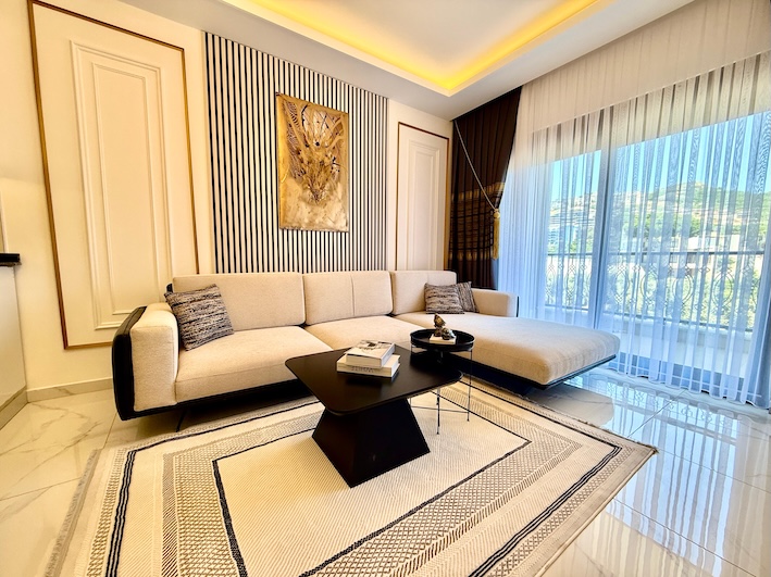 Квартира в Алании 1+1 в комплексе Lord’s Palace в районе Каргыджак - Фото 9