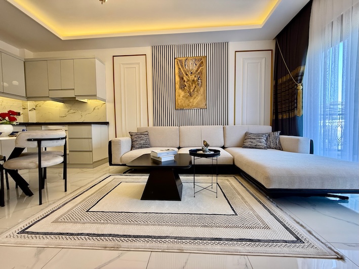 Квартира в Алании 1+1 в комплексе Lord’s Palace в районе Каргыджак - Фото 10