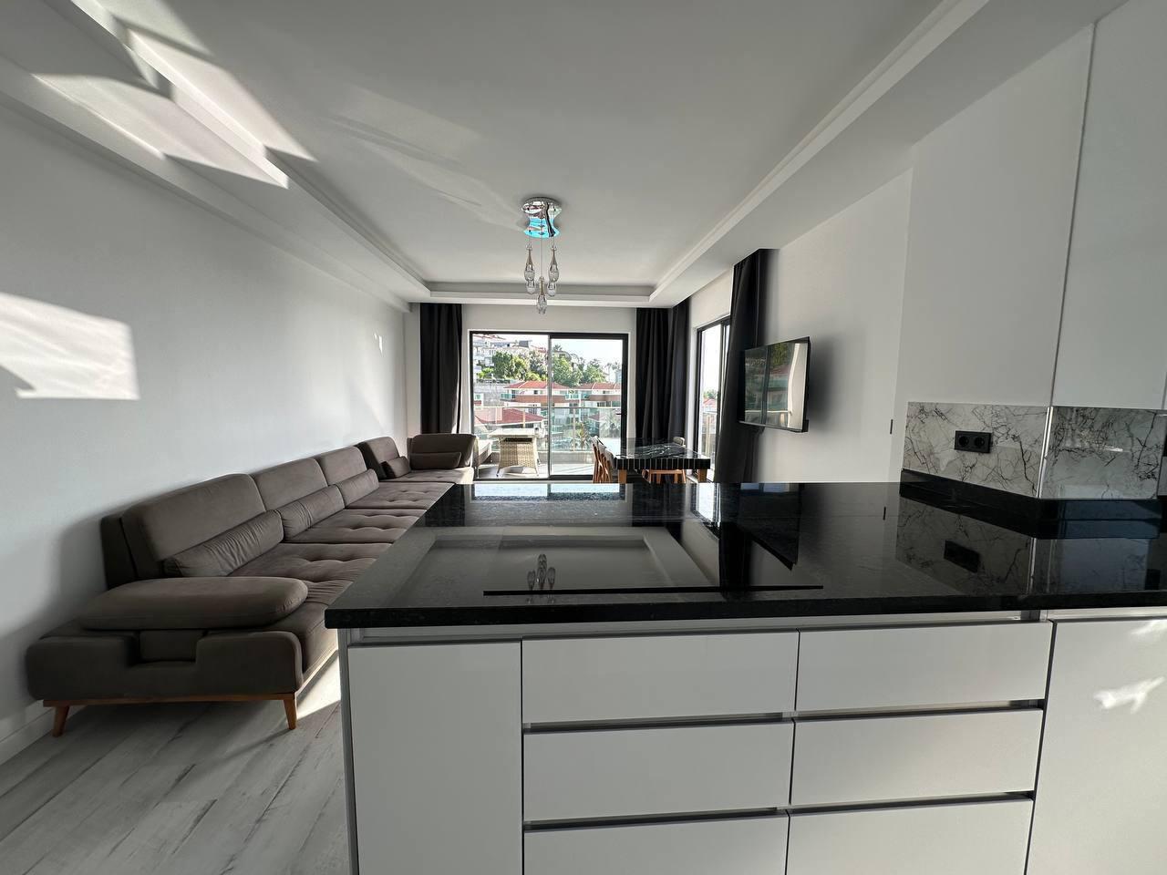 Квартира в Алании 4+1 дуплекс в комплексе Sea Nature в Каргыджак - Фото 9