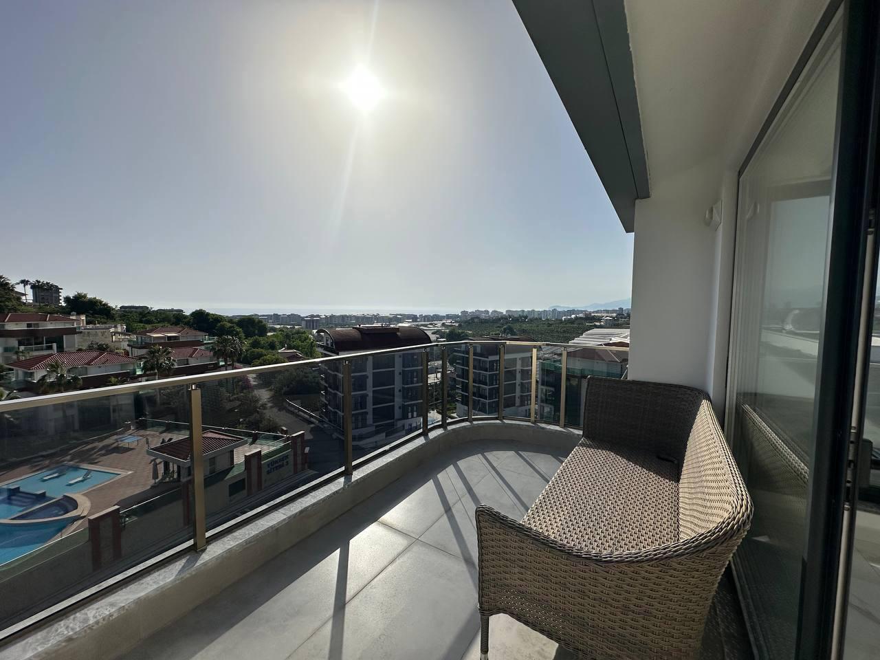 Квартира в Алании 4+1 дуплекс в комплексе Sea Nature в Каргыджак - Фото 15