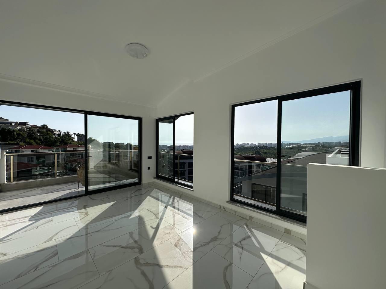 Квартира в Алании 4+1 дуплекс в комплексе Sea Nature в Каргыджак - Фото 13