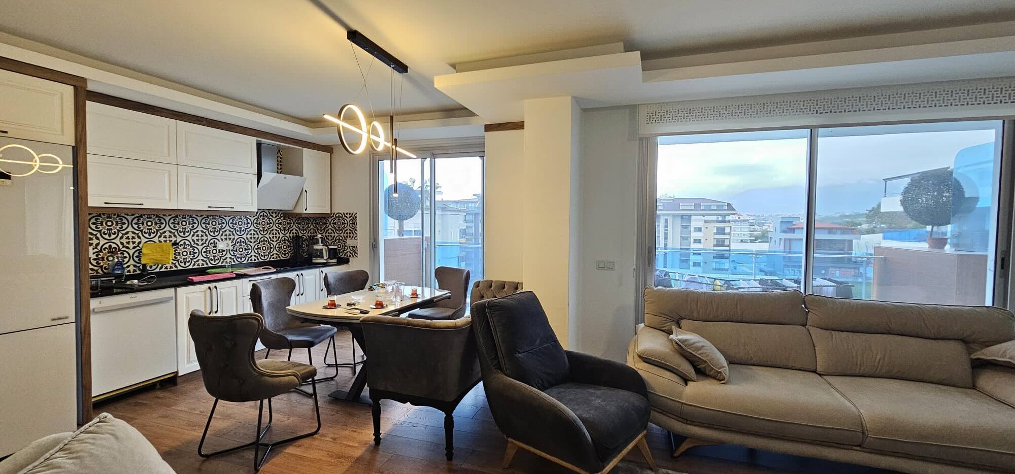 Квартира в Турции 2+1 дуплекс в комплексе Rising Blue в районе Кестель в Алании - Фото 8