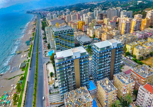 Купить квартиру в Турции на первой линии 2+1 в Konak Twin Tower - Фото 4